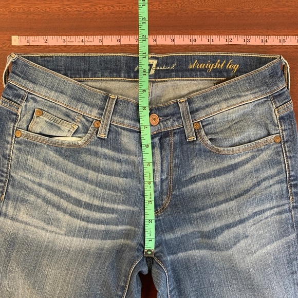 7 For All Mankind Straight Leg EUC - Picture 2 of 8